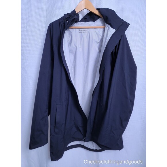 Backcountry Marais Black Rain Jacket Men's size XXL - Picture 4 of 8